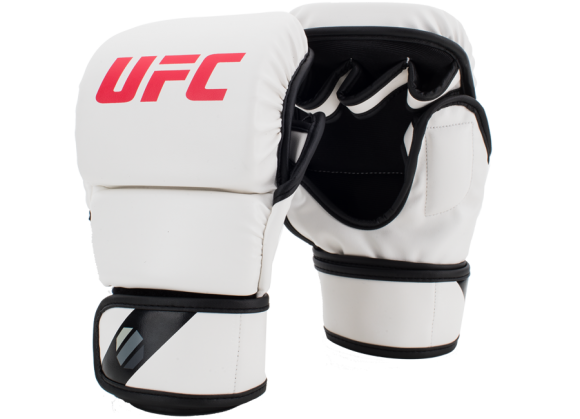 (UFC Перчатки MMA для спарринга 8 унций белые L/XL)