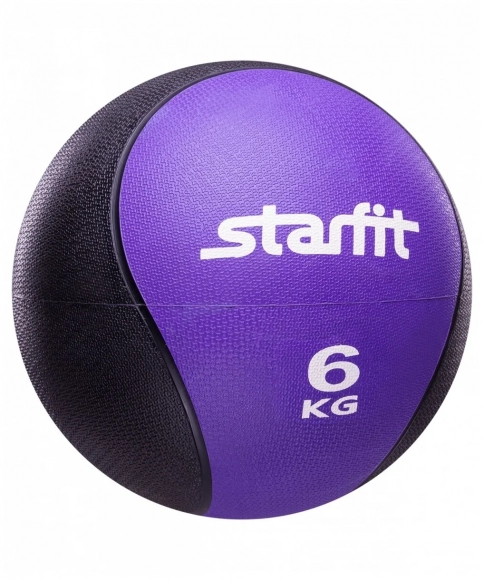 Мяч медицинский (медбол) PRO, 6 кг, фиолетовый